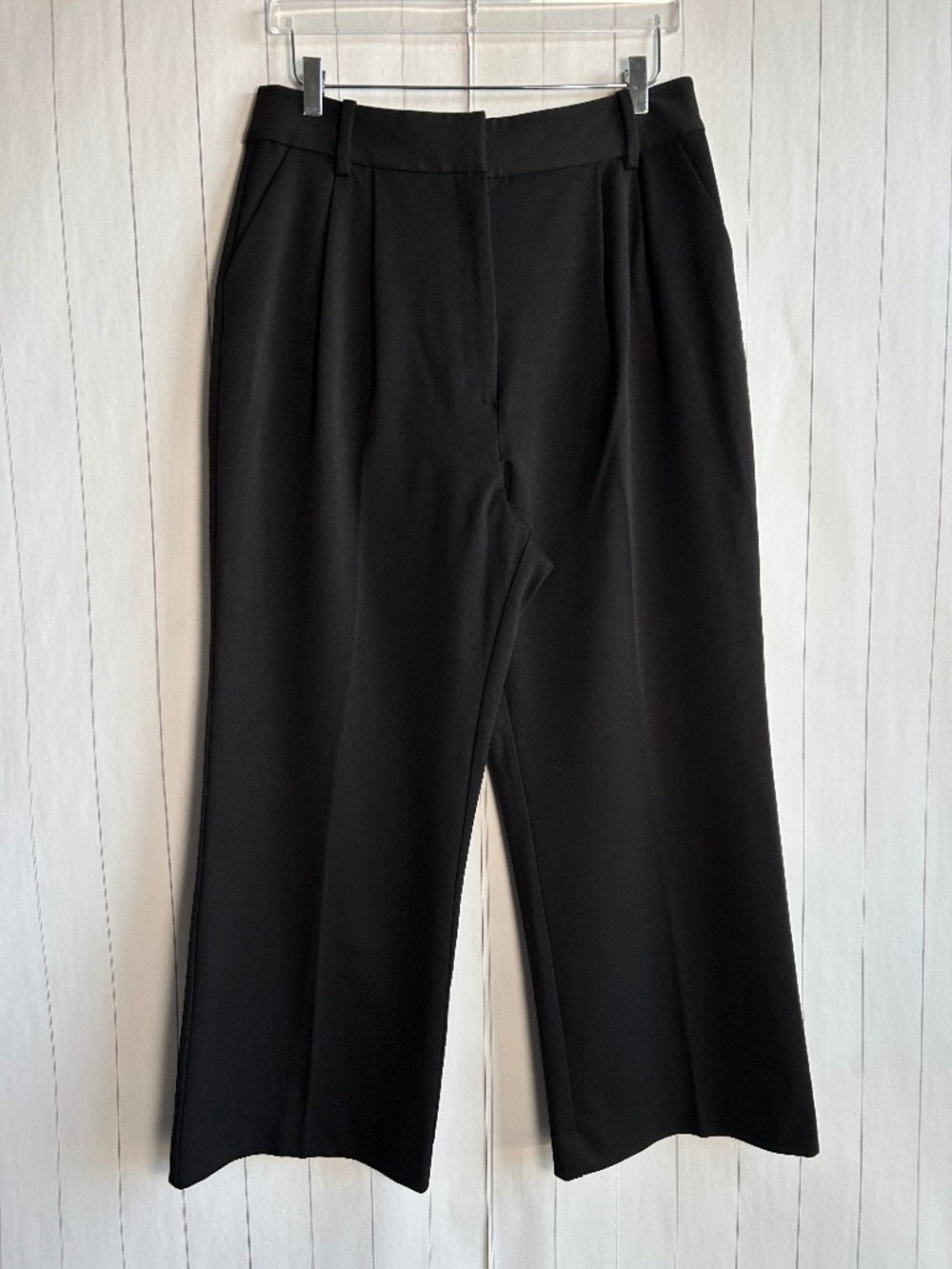 Favorite Daughter size 14 The Favorite Pant trouser pleated black full length